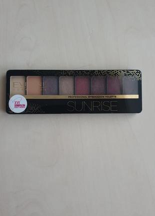 Eveline sunrise profesdional eyeshadow palette палетка теней2 фото