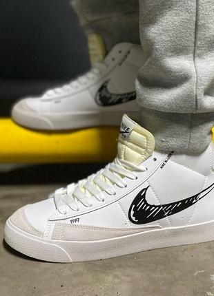 Крутые nike blazer mid vintage 77 white