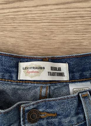 Джинсы с высокой посадкой levis signature3 фото