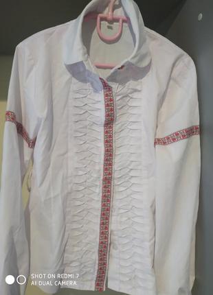 Вышиванка вишиванка рубашка на 8-9 лет р.128-1343 фото