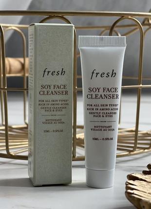 Очищающий гель для умывания fresh soy face cleanser1 фото