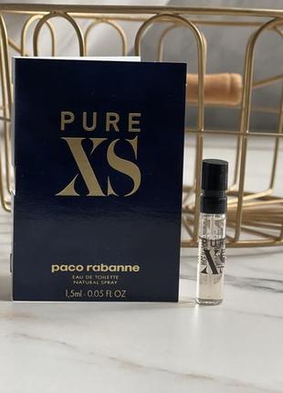 Пробник парфюма - духи pure xs paco rabanne