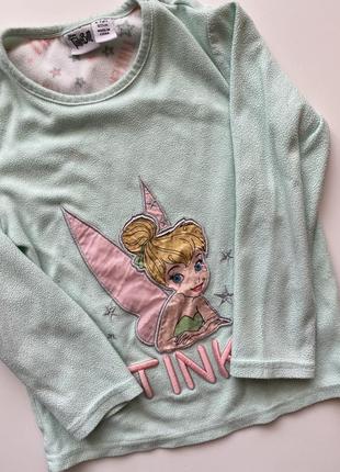 Кофта, піжама disney tinker bell на 6-7 років