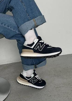 New balance 574 legacy dark blue1 фото