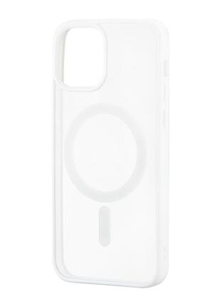 Чохол color edge with magsafe iphone 12 pro max white