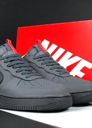 Р.41-45 кроссовки nike air force 1 limited серые