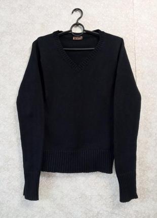 Черный свитер. коттон