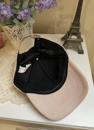 Розовая кепка кепи замшевая искусственная замша atmosphere шапка кепы7 фото