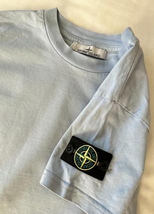 Футболка stone island женская стон айленд с патчем