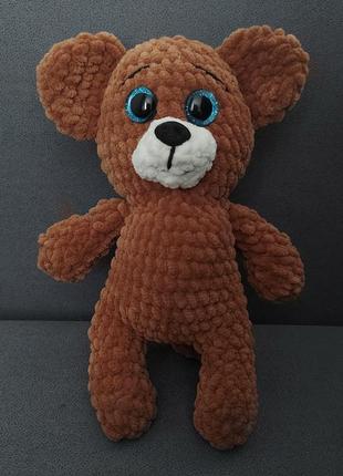 В'язана іграшка ведмедик амігурумі ручна робота