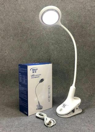 Настольная аккумуляторная лампа светильник tedlux tl-1009 led2 фото