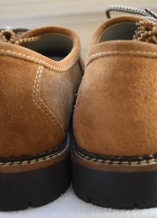Замшевые туфли мокасины полуботинки spieth&wensky р. 43 27,4 см5 фото