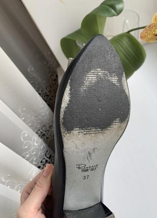 Туфлі-човники-балетки шкіряні respect. розмір вказаний 37, але йдуть на 38.10 фото