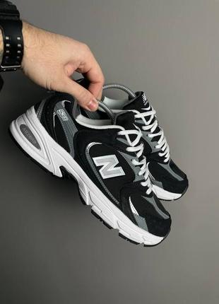 Мужские кроссовки new balance 530 classic black grey
