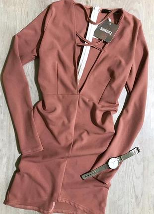 Шикарна сукня від бренду missguided/плаття/сукня/беж/дешево/акція