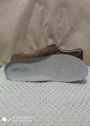 Кожаные туфли marks &amp; spencer air flex6 фото