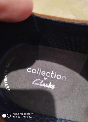 Кожаные легкие туфли clarks collection ultimetate comfort7 фото