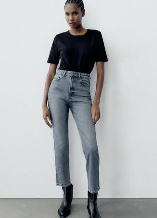 Джинси mom fit zara 38
