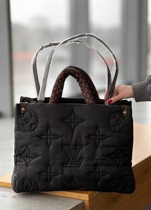 Louis vuitton puff onthego gm black