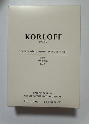 Подарочный набор korloff