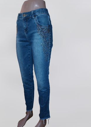💙💙💙стильные женские джинсы со стразами kaleidoscope💙💙💙