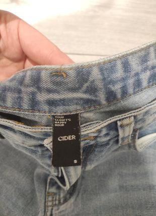 Широкие рваные джинсы / джинсы палаццо  y2k4 фото