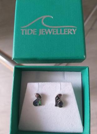 Сережки гвоздики tide jewellery