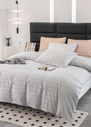 Комплект постільної білизни страйп сатин багато кольорів 😍