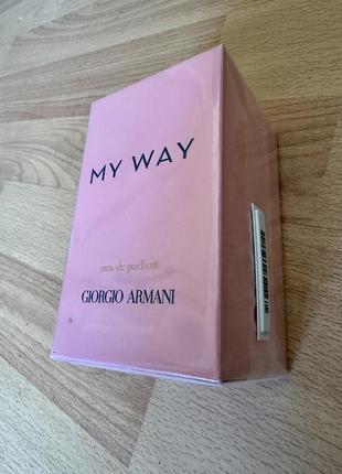 Armani 90ml my way giorgio арманы армайни май вей женский парфюм жэнкие духи парфюм стойки