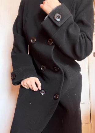 Двубортное женское пальто3 фото