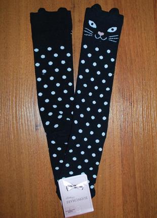 Гольфы подколенники р. 3, 5 ucs юск котик ушки 3д горохи