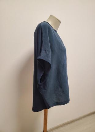 Шикарная брендовая вискозная блузка свободного фасона5 фото