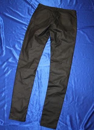 Кожаные штаны скини напыление под кожу матовые эластичные латексные виниловые лаковые 46 48 50 xl l6 фото