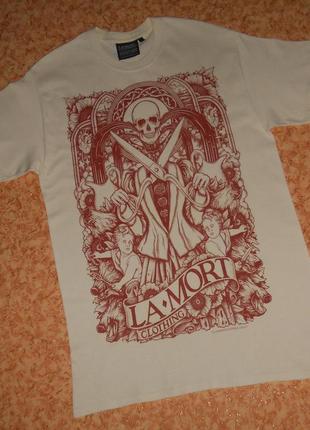 Футболка la mort clothing/череп/vintage