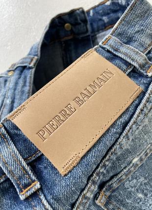 Pierre balmain джинсовая юбка4 фото