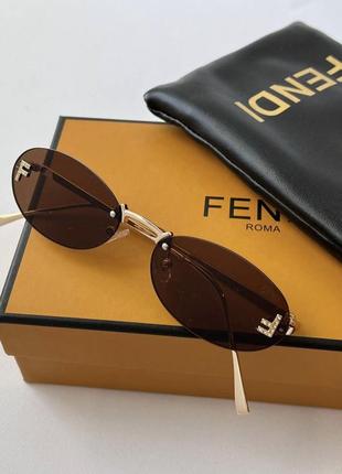 Fendi first crystal sunglasses окуляри