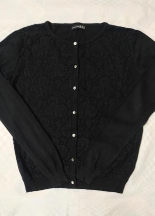 Блузка кофта черная женская нарядная от atmosphere4 фото