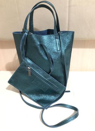 Сумка жіноча шкіра genuine leather ( borse in pelle) italy