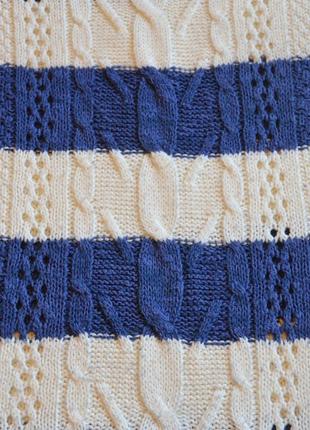 Стильный свитер stradivarius в полоску, полосатый джемпер, размер м4 фото