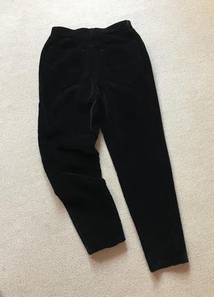 Фирменные велюровые брюки, скроены как джинсы мом идеальные5 фото