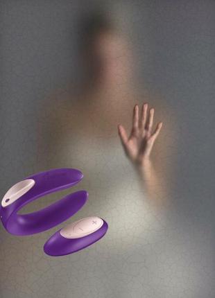 Вибратор для пар satisfyer double plus remote