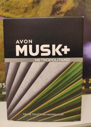 Туалетна вода для чоловіків musk+ 75 ml3 фото