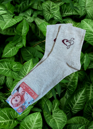Носки женские хлопок стрейч р.23-25 цвета разные