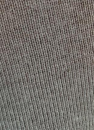 Коричневий бавовняний пуловер з кашеміром5 фото