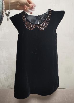 Гарна оксамитова сукня сарафан 110 см4 фото