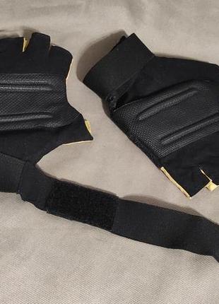 Перчатки для тяжелой атлетики кожаные domyos decathlon xl6 фото