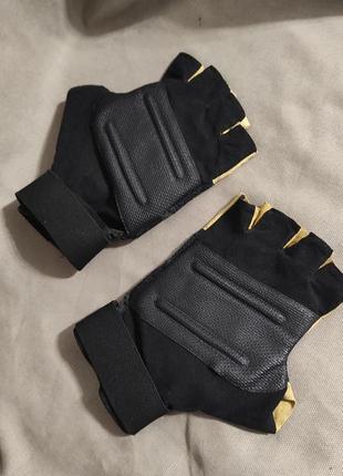 Перчатки для тяжелой атлетики кожаные domyos decathlon xl8 фото