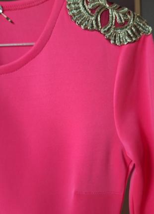 Уценка! романтичное розовое платье, беби долл, барби стиль7 фото