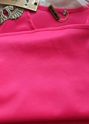 Уценка! романтичное розовое платье, беби долл, барби стиль5 фото