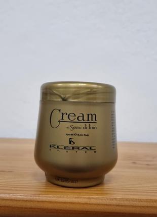 Kleral system semi di lino cream kleral 500 ml маска відновлююча з олією льону 250 мл